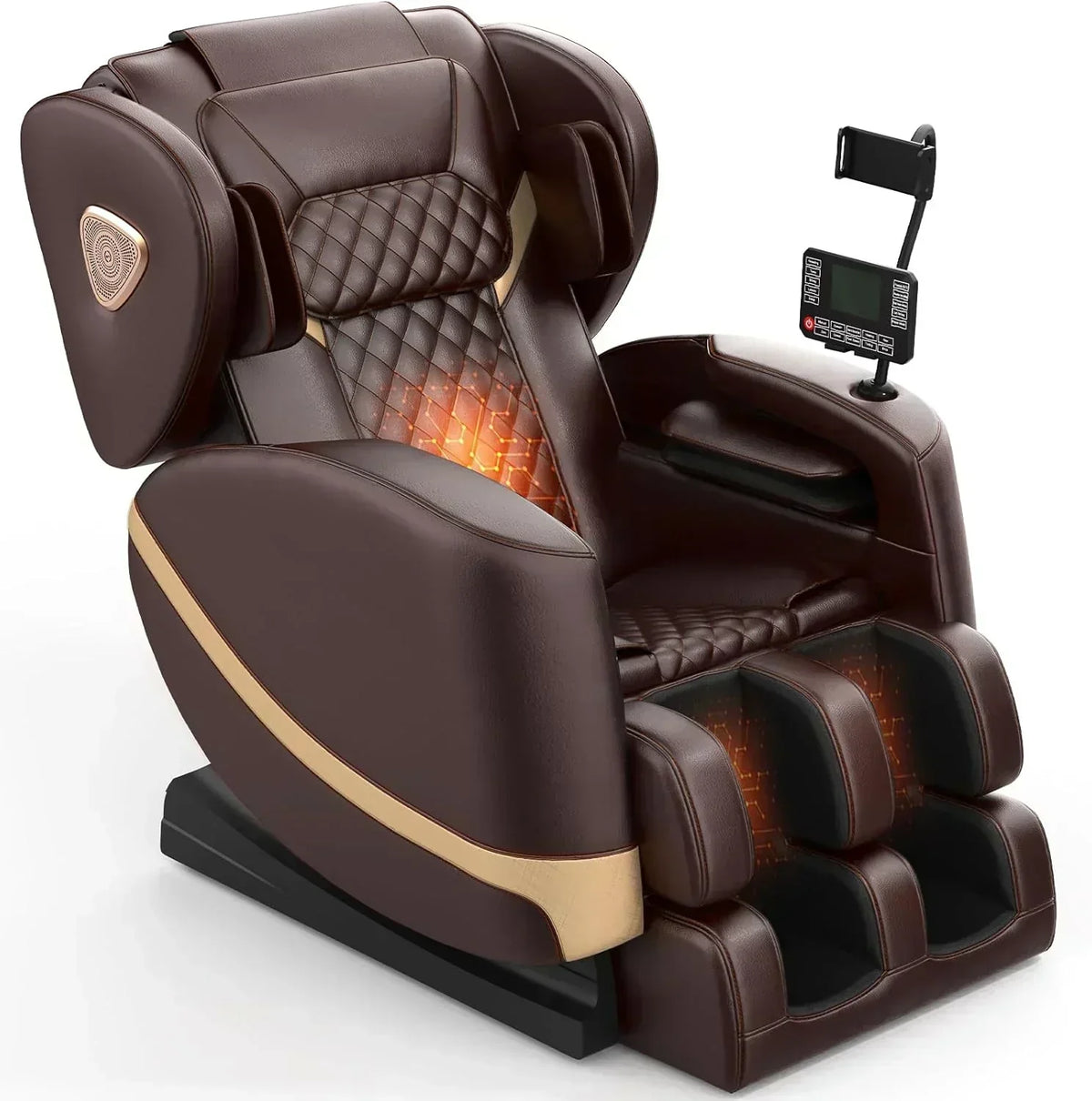 Full Body Massage Chair Zero Gravity Massage Chair with 10 Fixed Rollers Heating Foot Massage