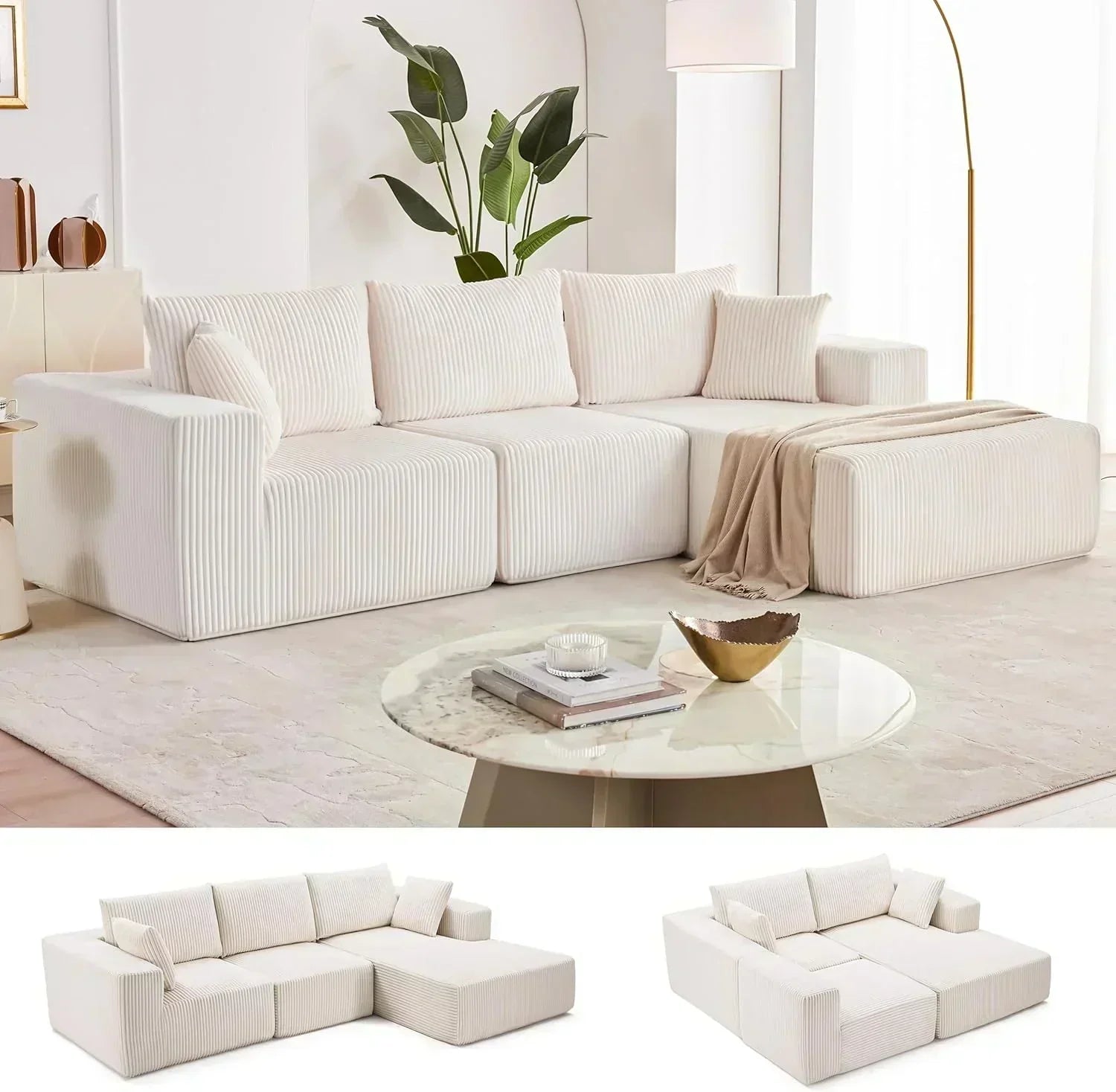 108 inch sectional sofa cloud sectional sofa with deep seat modern sectional L shaped sofa